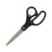 Sparco SPR25225 Straight Rubber Handle Scissors 1 Each Black Gray