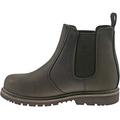 Grafters 539 Mens Safety Chelsea Boots In Brown, Size: 12