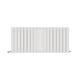 iBathUK | 600 x 1380 mm Matt White Column Designer Radiator Horizontal Double Flat Panel