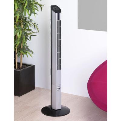Bestron Tour de ventilation noir/argent 50 W