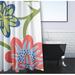 Wildon Home® Aspacio Floral Single Shower Curtain Polyester | 73 H x 70 W in | Wayfair RDBS2882 28468752