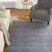 Blue/Navy 108 x 0.5 in Area Rug - George Oliver Bryent Geometric Handmade Tufted Cotton Navy Area Rug Cotton | 108 W x 0.5 D in | Wayfair