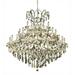 Elegant Lighting 2800G52-Gt/Rc Maria Theresa 41 Light 52 Wide Crystal Chandelier - Chrome