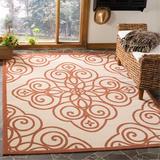 Red/White 63 x 0.25 in Indoor Area Rug - Charlton Home® Chesterfeld Geometric Red/Ivory Area Rug Polypropylene | 63 W x 0.25 D in | Wayfair