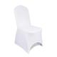 WedDecor Spandex White Chair Cover, Fabric, 100