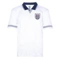 Score Draw England 1990 World Cup Finals Retro Football Shirt White XX-Large Polyester