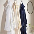 HOTEL QUALITY TERRY TOWELLING COTTON BATHROBE Small IVORY