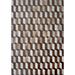 Black/Brown 108 x 0.5 in Area Rug - Modern Rugs Geometric Handmade Brown/Black/Beige Area Rug Leather | 108 W x 0.5 D in | Wayfair M84-912