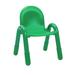 Angeles Baseline Preschool Chair 21.0 H x 16.5 W x 16.0 D in greenPlastic in Shamrock Green | 11" | Wayfair AB7911PG