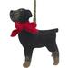 Arcadia Home Rottweiler Hand-Knit Ornament in Black/Red | 4 H in | Wayfair OARot