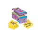 Post-it Super Sticky Z-Notes,Value Pack, Pack of 14 + 2 Free Pads, 90 Sheets per Pad, 76 mm x 76 mm, Green, Yellow, Pink, Blue Colors - Extra Sticky Notes For Note Taking, To Do Lists & Reminders