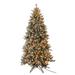 Santa's Workshop 7.5' Blue Spruce Artificial Christmas Tree w/ 650 Clear & White Lights w/ Stand, Metal in Green/White | 90 H x 48 W in | Wayfair