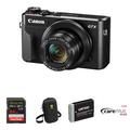 Canon PowerShot G7 X Mark II Digital Camera Deluxe Kit 1066C001