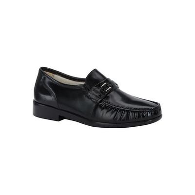 Haband Men's Botany 500 Kidskin Leather Dress Shoes, Black, Size 12 Medium, M
