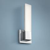 Elan Neltev Chrome 14 1/2" High LED Downlight Wall Sconce