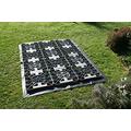 HAWKLOK 10x6ft PLASTIC SHED BASE KIT FOR A GARDEN SHED + MEMBRANE & CLIPS