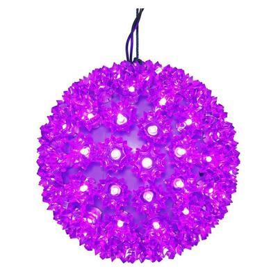 Vickerman 389843 - 150Lt x 10" LED Purple Starlight Sphere (X121006) Hanging Christmas Light Sphere