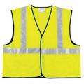 River City 611-VCL2SLX4 Class Ii Solid Poly Fluorescent Lime Safety Vest