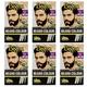 6 x Bigen Men's Beard Colour | No Ammonia Formula with Aloe Extract & Olive Oil - 101 Natural Black