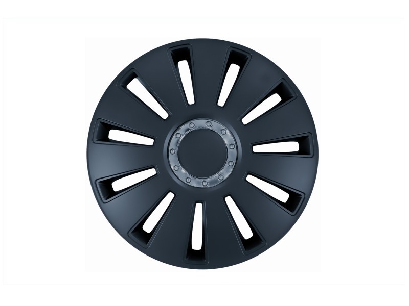 PETEX Satz 16 Zoll Silverstone schwarz Radblenden RB531616 Image