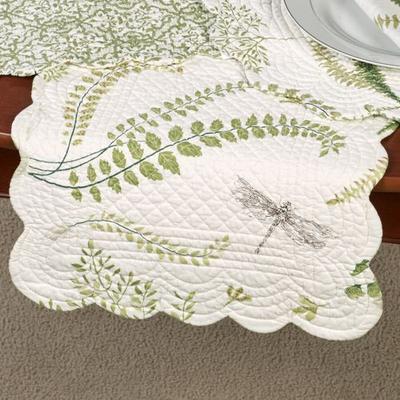 Althea Table Runner Light Cream 14 x 51, 14 x 51, Light Cream