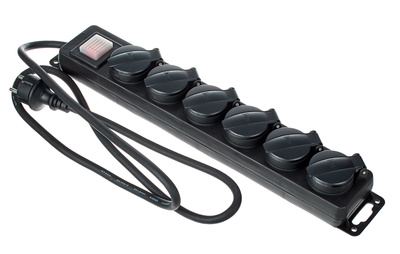 Varytec multiple outlet strip six-way