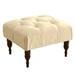 One Allium Way® Darra 24.5" Wide Tufted Rectangle Ottoman Cotton | 17 H x 24.5 W x 19 D in | Wayfair 31326222856C4D60B905556A8509C3A3