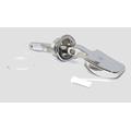 FixtheBog Toilet Side Lever Side Lever Handle Luxury Paddle Flush WC Chrome on metal