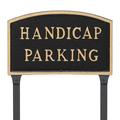 Montague Metal Products Inc. Handicap Parking Statement Address Garden Sign Metal | 13 H x 21 W x 0.25 D in | Wayfair SP-15L-LS-BG