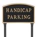 Montague Metal Products Inc. Handicap Parking Statement Address Garden Sign Metal | 13 H x 21 W x 0.25 D in | Wayfair SP-15L-LS-BG