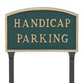 Montague Metal Products Inc. Handicap Parking Statement Address Garden Sign Metal | 13 H x 21 W x 0.25 D in | Wayfair SP-15L-LS-HGG