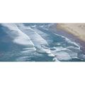 Aerial view of surf on the beach Pismo Beach San Luis Obispo County California USA Poster Print (15 x 7)