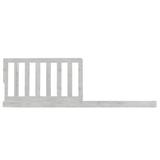 Evolur Toddler Bed Rail, Solid Wood in Gray | 26 H x 55 W x 15 D in | Wayfair 846-AM