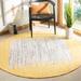 Yellow 96 x 0.25 in Area Rug - Highland Dunes Paynter Handmade Flatweave Cotton Ivory/Area Rug Cotton | 96 W x 0.25 D in | Wayfair