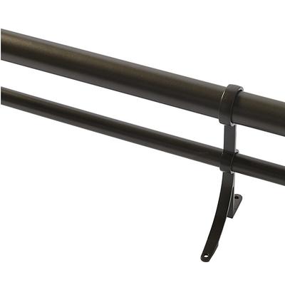 Double Rod Drapery Hardware Kit - Bronze, 28" - 48" - Ballard Designs