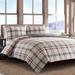 Eddie Bauer Portage Bay Reversible Duvet Cover Set Cotton in Gray/White | King Duvet Cover + 2 Shams | Wayfair 215785