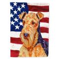 USA American Flag with Airedale Garden Flag