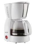 Brentwood Appliances 4 Cup Coffee Maker Glass in White | 6.2 H x 9.7 W x 10.5 D in | Wayfair TS-213W