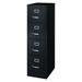 HIRSH 17892 15" W 4 Drawer Vertical File Cabinet, Black, Letter