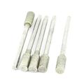 Unique Bargains 5 Pcs Cylindrical Nose Diamond Mounted Point Grinding Bit 3mm x 5mm
