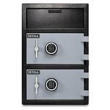 Mesa Safe 3.6 cu. ft. Cash Depository Safe with Dual Doors Stacked MFL3020EE