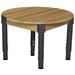 Wood Designs Adjustable Height Circular Activity Table Wood/Laminate in Brown/White | 18 H in | Wayfair 830A1217