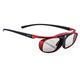 Hi-SHOCK® RF Pro "Scarlet Heaven" | 3D Glasses for RF Projectors by SONY®, JVC®, EPSON® | comp. with SONY HW65ES, HW45ES, VW300ES, VW320, VW520, VW500ES, VPL-VW1000, TDG-BT500A, AD025-RF-X1 / JVC DLA-X 7000, DLA-X 500R, DLA-RS 400, DLA-X 9000, DLA-X...