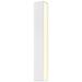 Sideways 24"H Textured White LED Outdoor Wall Light