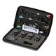 Lixada Fishing Bite Alarms Set 4Pcs Colors LED Carp Fishing Swinger Fishing Alarm Kit + Receiver with Swinger Zippered Box