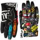 O'Neal Men's Jump Crank Full Finger Mountain Enduro Motocross Dirt Bike Gloves, Black/Multicoloured, L/9