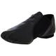 Capezio E-Series Jazz Shoes With Easy Slip-On Design, Classic Unisex Jazz Shoe With Split Sole For Convenience & Easy Wearing, Durable Leather Dance Shoes - Black, Size 6