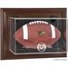 Colorado State Rams Brown Framed Wall-Mountable Football Display Case