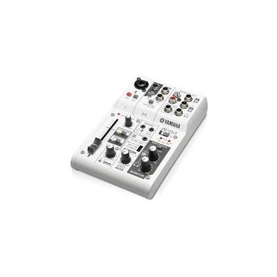 Yamaha - AG03 Multi-purpose 3-Channel Mixer and USB Audio Interface for IOS, Mac, PC