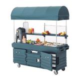 Cambro CamKiosk Vending Cart with Canopy Navy Blue, 4 Well screenshot. Refrigerators directory of Appliances.